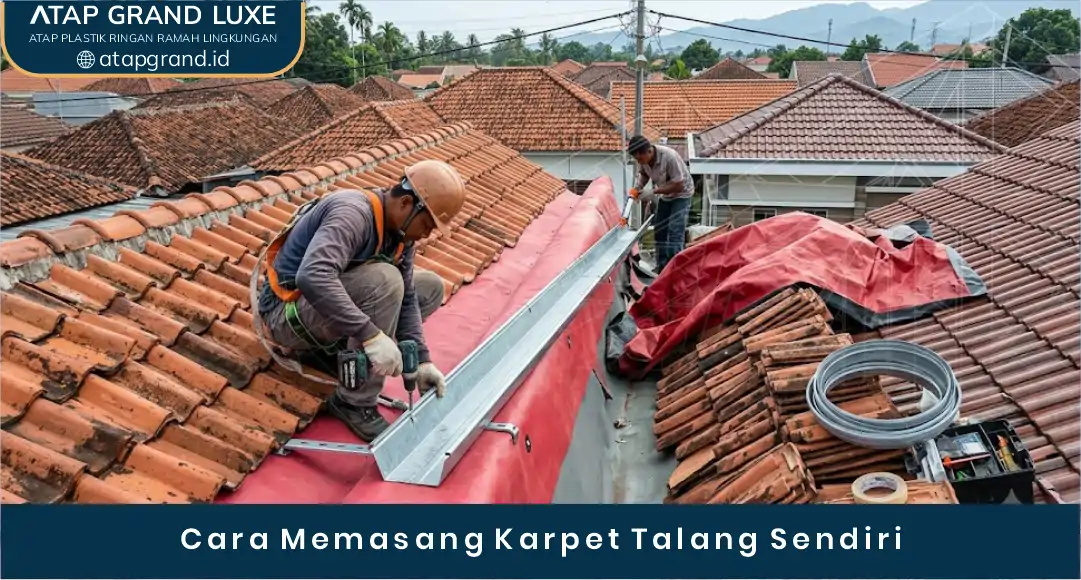 Cara Memasang Karpet Talang Sendiri