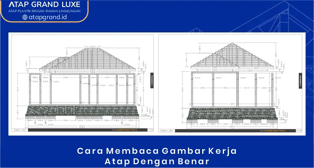 03 Cara Membaca Gambar Kerja Atap dengan Benar