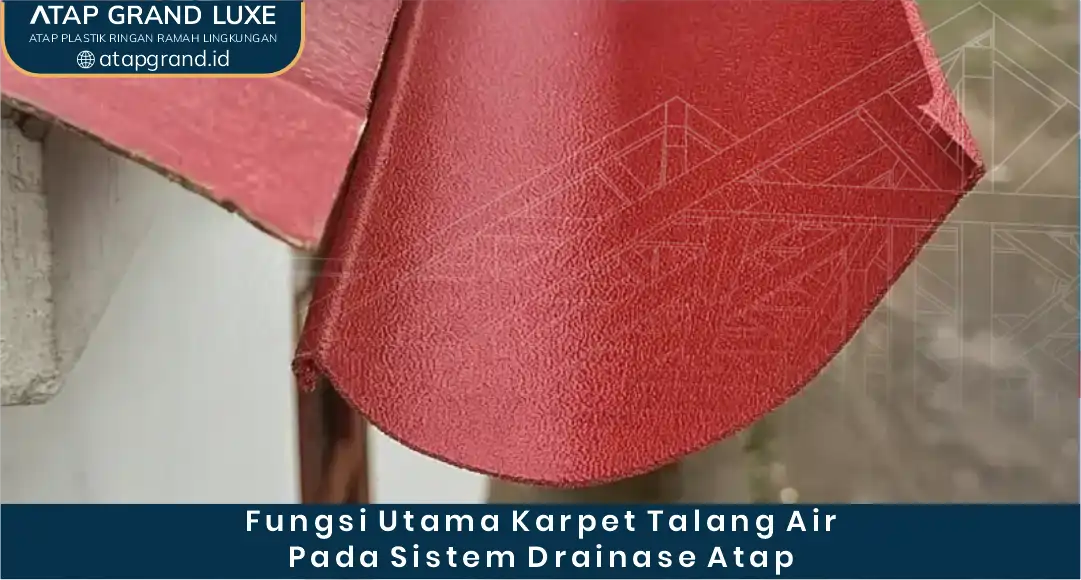 03 Fungsi Utama Karpet Talang Air pada Sistem Drainase Atap