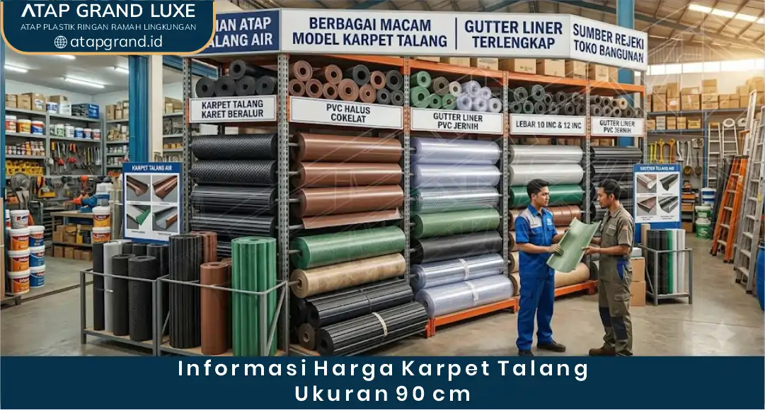 Informasi Harga Karpet Talang Ukuran 90 cm