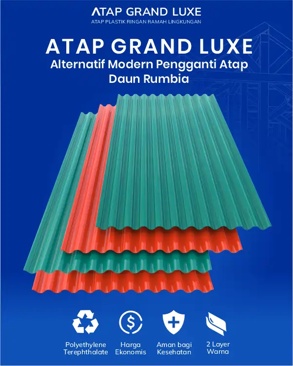 04 Atap Grand Luxe Alternatif Modern Pengganti Atap Daun Rumbia