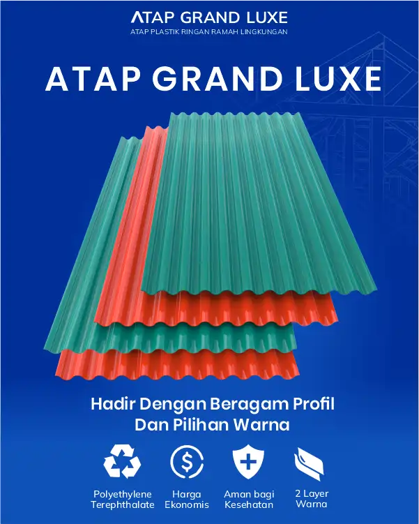 04 Atap Grand Luxe Hadir dengan Beragam Profil dan Pilihan Warna