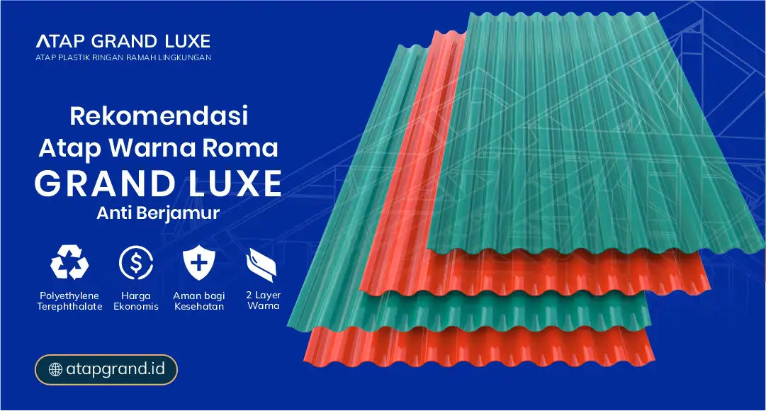 04 Rekomendasi Atap Warna Roma Anti Berjamur