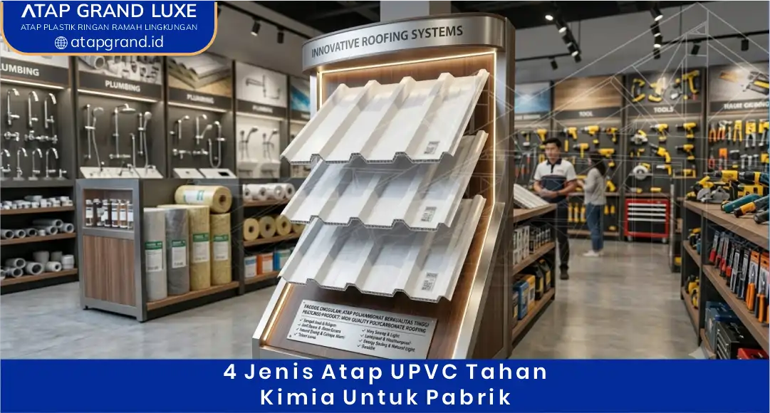 03 4 Jenis Atap UPVC Tahan Kimia untuk Pabrik
