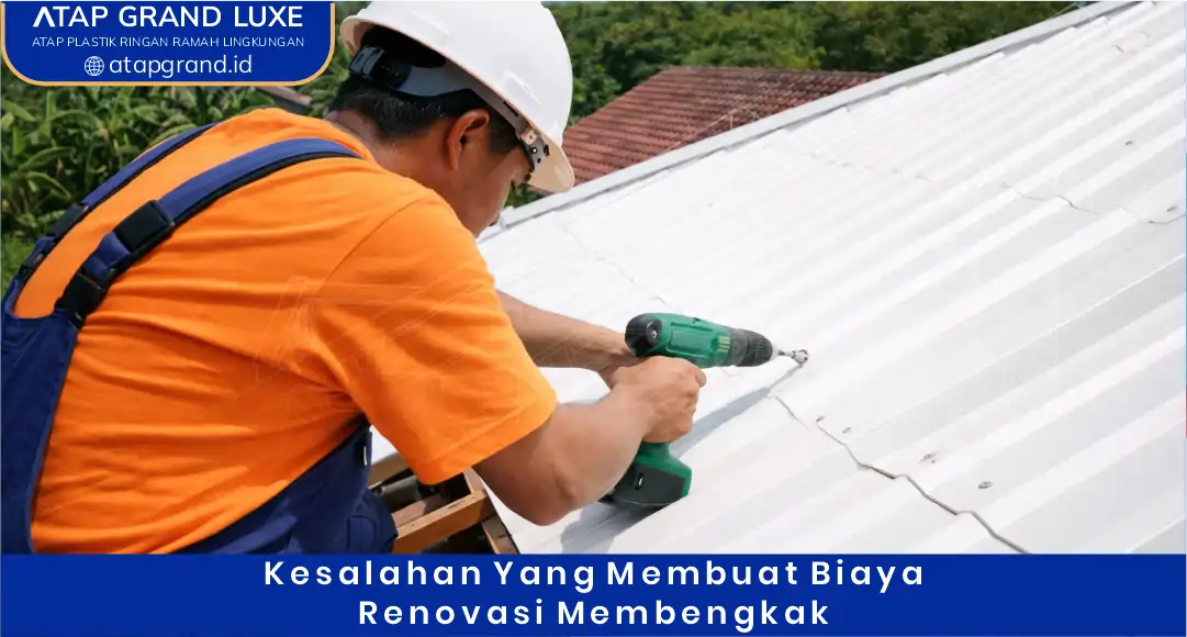 03 Kesalahan yang Membuat Biaya Renovasi Membengkak