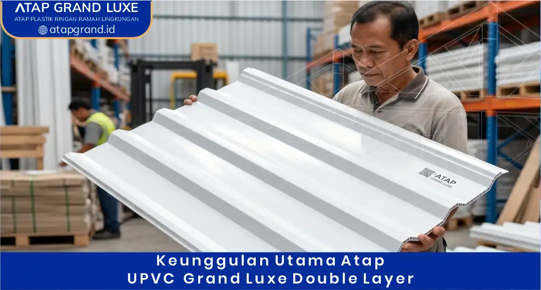 Keunggulan Utama Atap UPVC Grand Luxe Double Layer