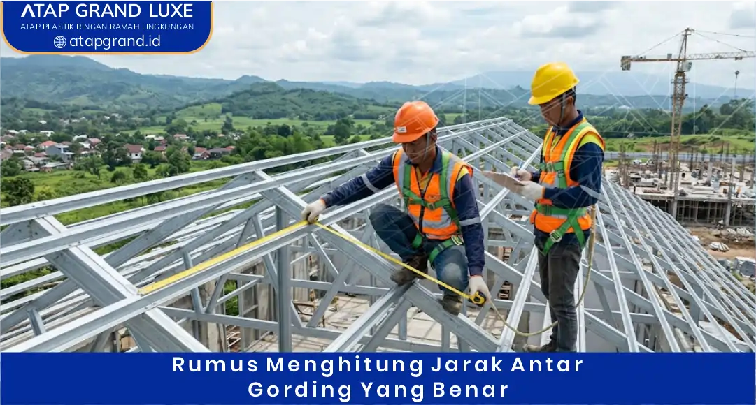 03 Rumus Menghitung Jarak Antar Gording yang Benar