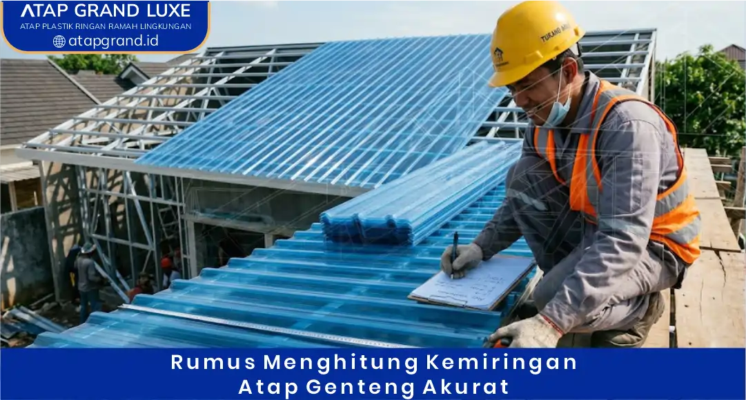 03 Rumus Menghitung Kemiringan Atap Genteng Akurat