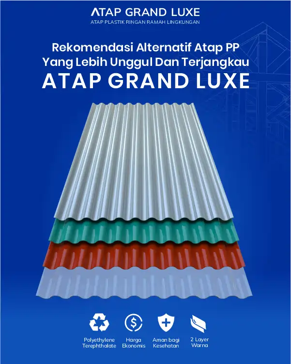 04 Rekomendasi Alternatif Atap PP yang Lebih Unggul dan Terjangkau