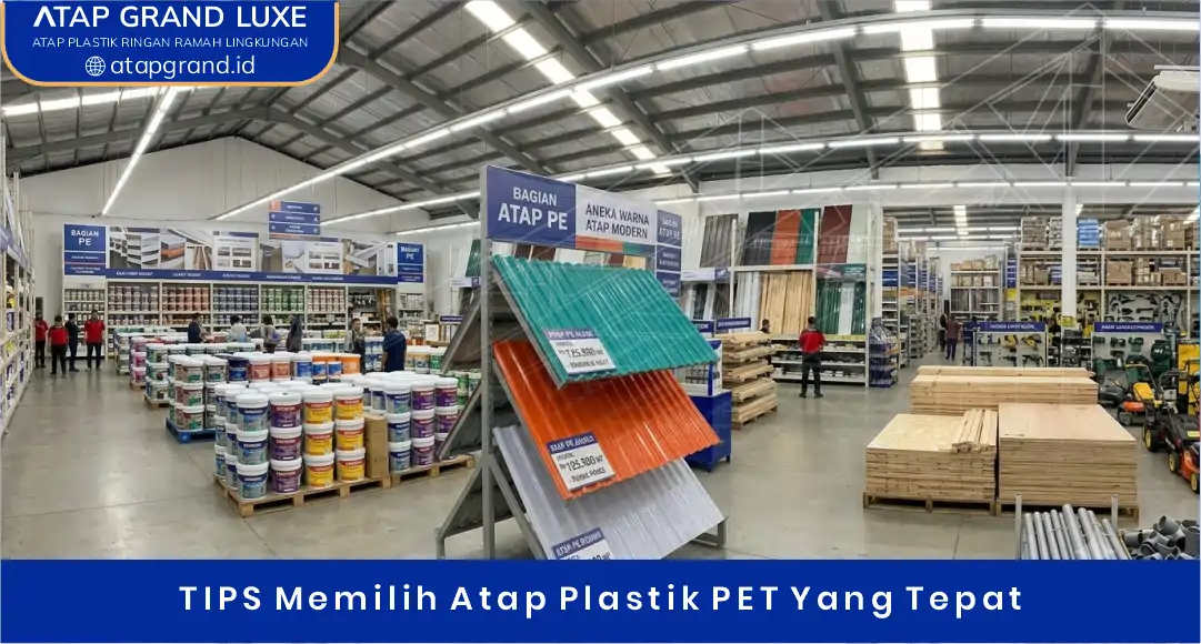 04 TIPS Memilih Atap Plastik PET Yang Tepat