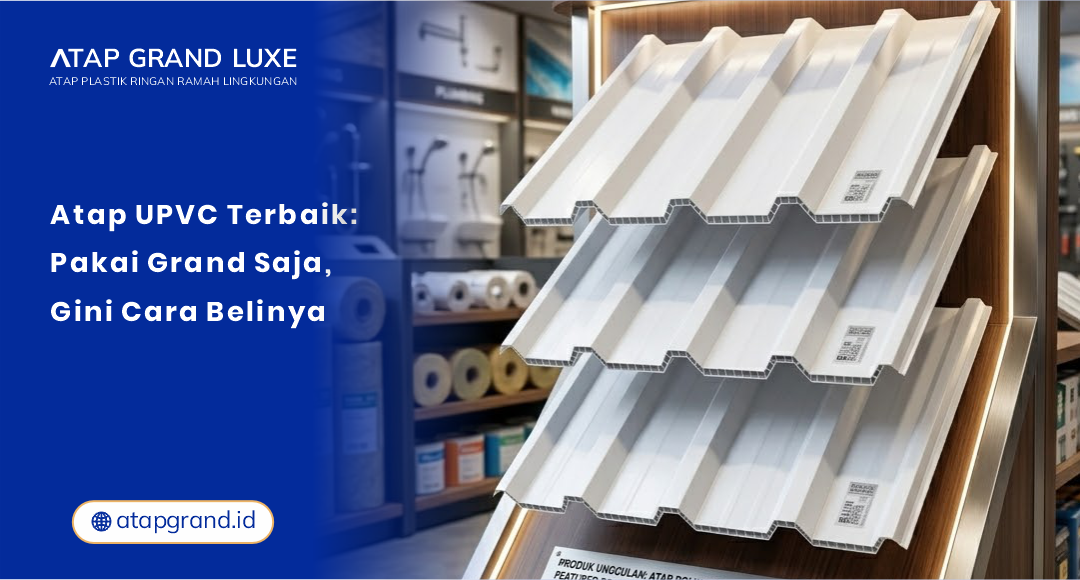 01 Atap UPVC Terbaik Pakai Grand Saja Gini Cara Belinya
