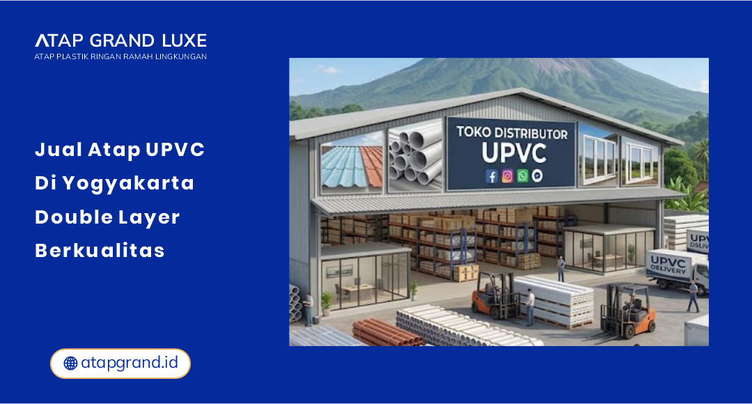 01 Jual Atap UPVC di Yogyakarta Double Layer Berkualitas