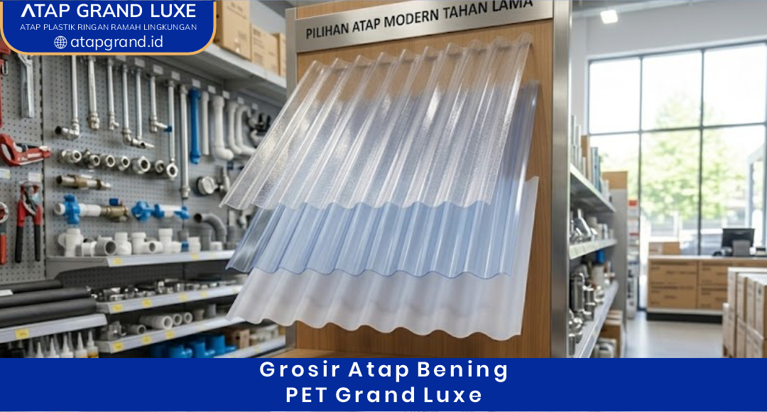 02 Grosir Atap Bening Gelombang PET Grand Luxe di Surabaya