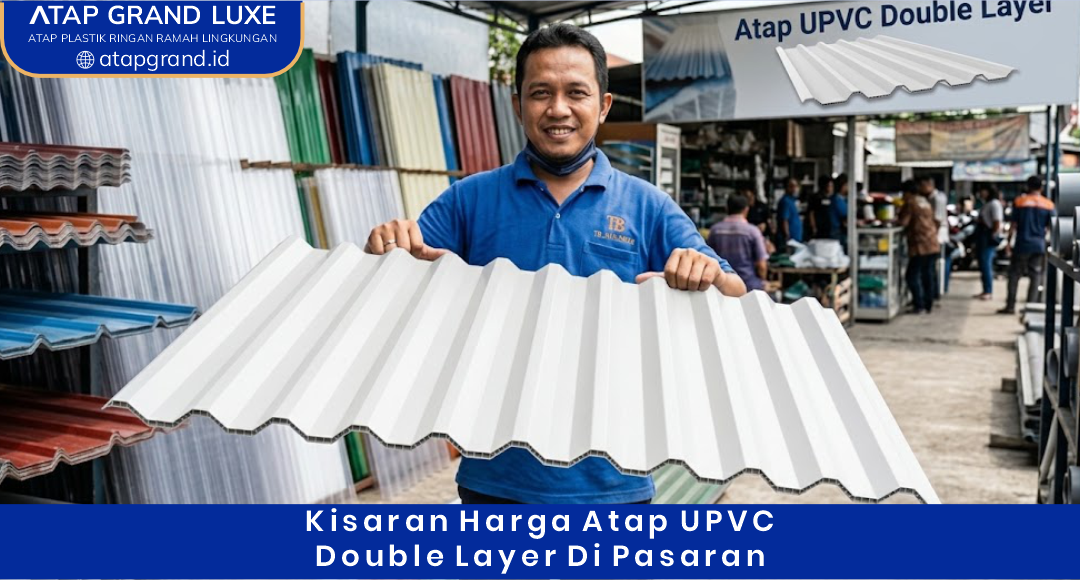 02 Kisaran Harga Atap UPVC Double Layer di Pasaran