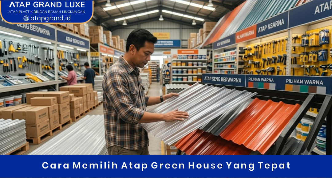 03 Cara Memilih Atap Green House Yang Tepat