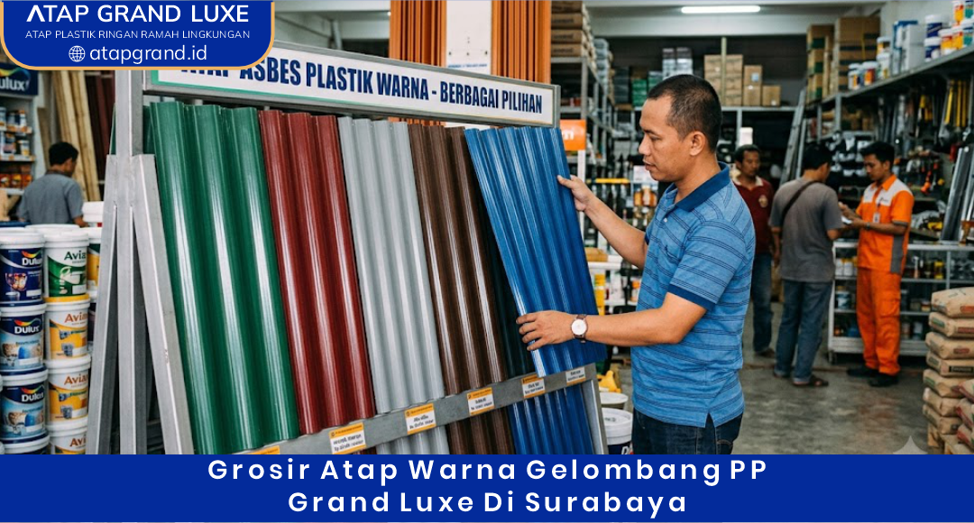 03 Grosir Atap Warna Gelombang PP Grand Luxe di Surabaya
