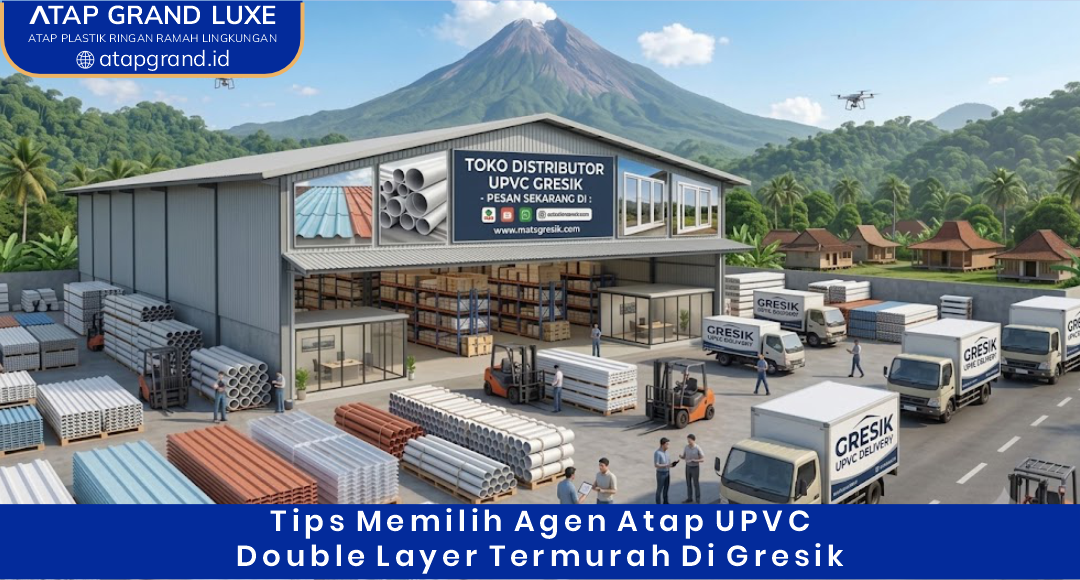 03 Tips Memilih Agen Atap UPVC Double Layer Termurah di Gresik