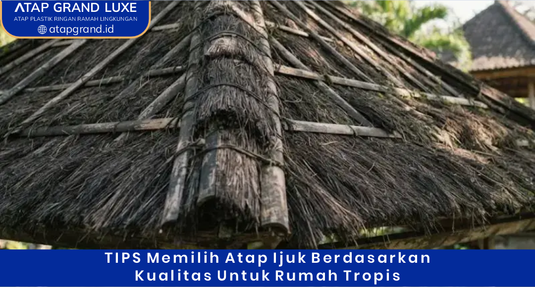03 Tips Memilih Atap Ijuk Berdasarkan Kualitas untuk Rumah Tropis