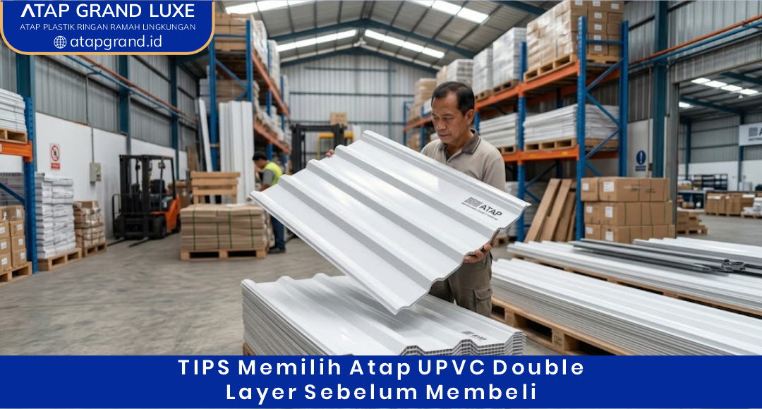 03 Tips Memilih Atap UPVC Double Layer Sebelum Membeli