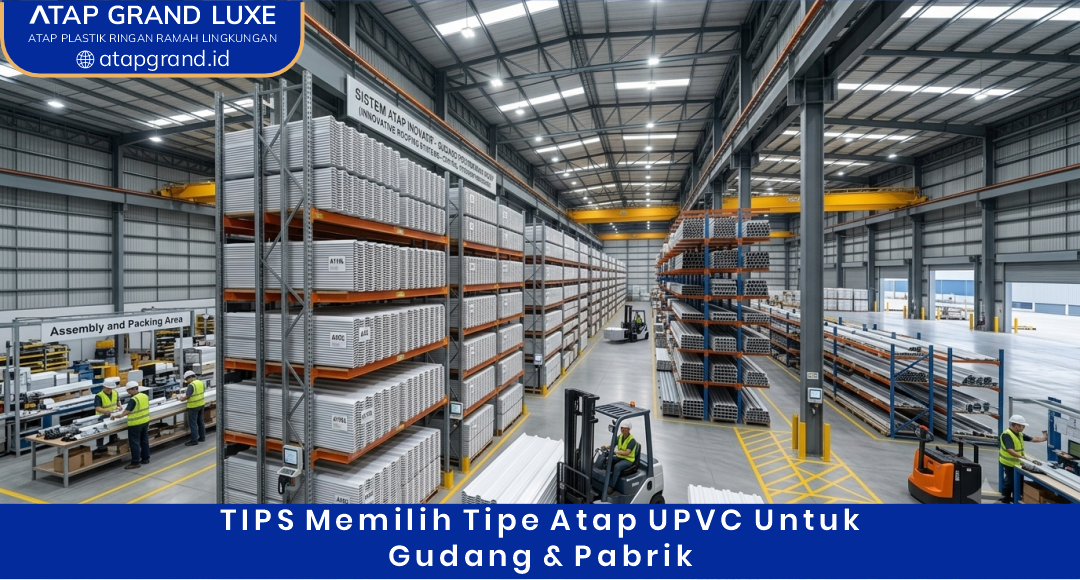 03 Tips Memilih Tipe Atap UPVC untuk Gudang dan Pabrik