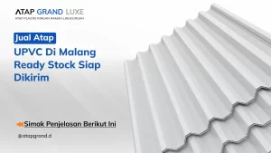 Jual Atap UPVC di Malang Ready Stock Siap Dikirim