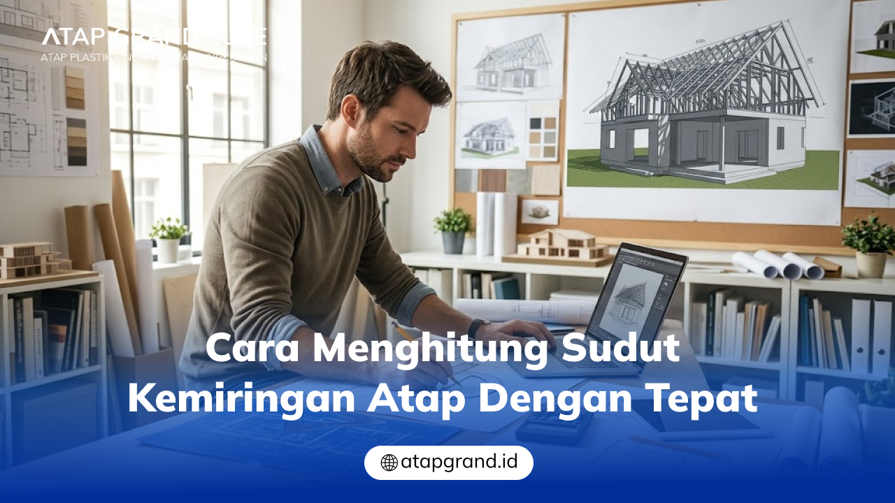 03 Cara Menghitung Sudut Kemiringan Atap dengan Tepat