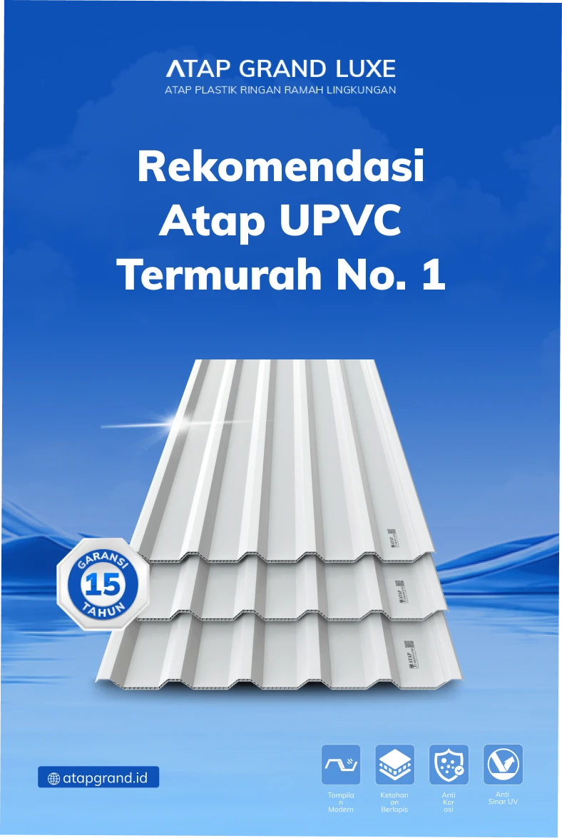 Rekomendasi Atap uPVC Termurah No. 1